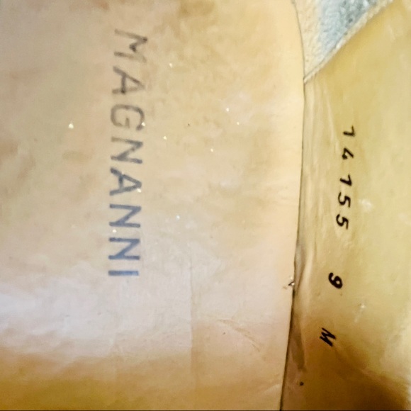 MAGNANNI Black Horse Bit Leather Loafers Dress Shoes Slip On 9 M - Picture 9 of 13